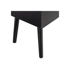 WOOOD Ozzy Nachtkastje Hout Zwart 53x36x30