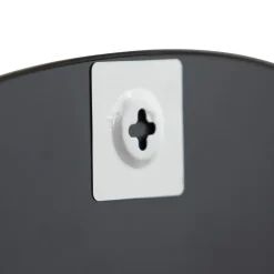 WOOOD Philou Spiegel - Glas/Metaal - Zwart - 80x50x0,5