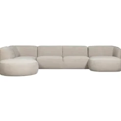 WOOOD Polly Bank Links- Polyester - Zand - 71x353x150/245