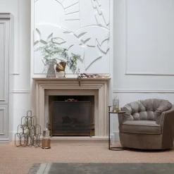 WOOOD Position Bijzettafel - Metaal - Antique Brass - 64x26x26