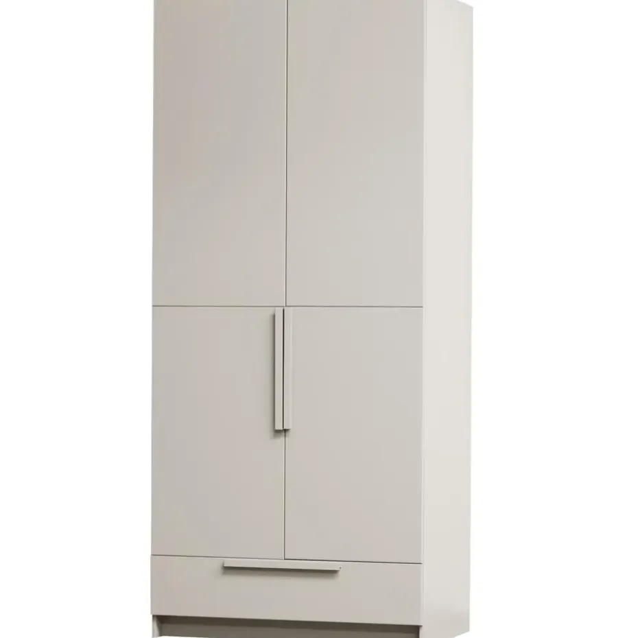 WOOOD Pure 2-deurs Hang/Legkast Splitdeur - Grenen - Dust - 215x95x60