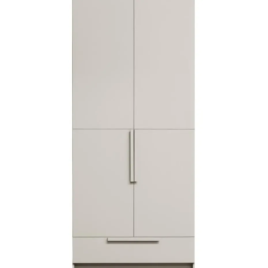 WOOOD Pure 2-deurs Hang/Legkast Splitdeur - Grenen - Dust - 215x95x60