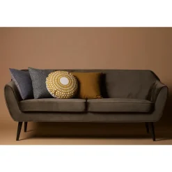 WOOOD Rocco 2-Zits Bank - Velvet - Warm Groen - 75x187x82