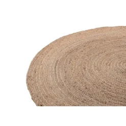 WOOOD Ross Vloerkleed - Jute - Naturel - 1x150x150