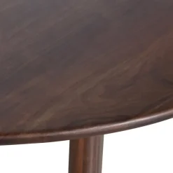 WOOOD Roundly Eetkamertafel - Mangohout - Walnoot - 76x160x110