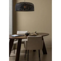 WOOOD Roundly Eetkamertafel - Mangohout - Walnoot - 76x160x110