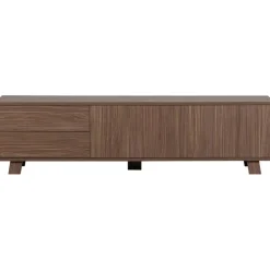 WOOOD Seppe TV-meubel - Noten fineer - Noten - 42x160x44