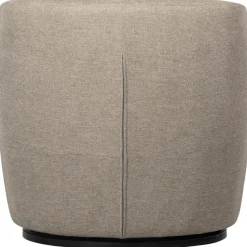 WOOOD Serra Draaifauteuil - Geweven Stof - Zand - 68x70x77