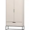 WOOOD Silas 2-Deurs Kast - Grenen - Dust - 149x85x36