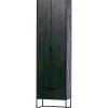 WOOOD Silas Hoge Kast - Essen - Blacknight - 210x60x36