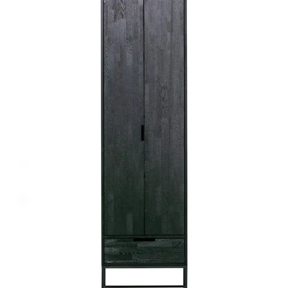 WOOOD Silas Hoge Kast - Essen - Blacknight - 210x60x36