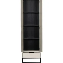 WOOOD Silas Hoge Kast - Grenen - Dust - 210x60x36