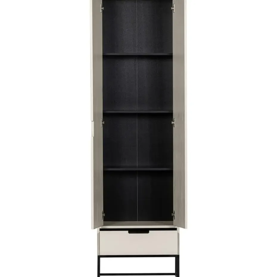 WOOOD Silas Hoge Kast - Grenen - Dust - 210x60x36