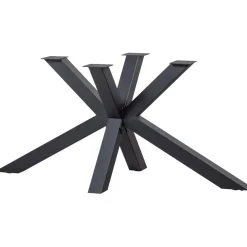 WOOOD Tablo Kruispoot - Metaal - Zwart - 72x159x77