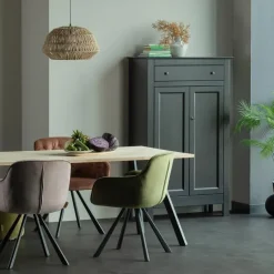 WOOOD Tablo Tafelblad - Eiken - 200x2,4x90