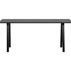 WOOOD Tablo Tafelblad - Eiken - Blacknight - 3x180x90