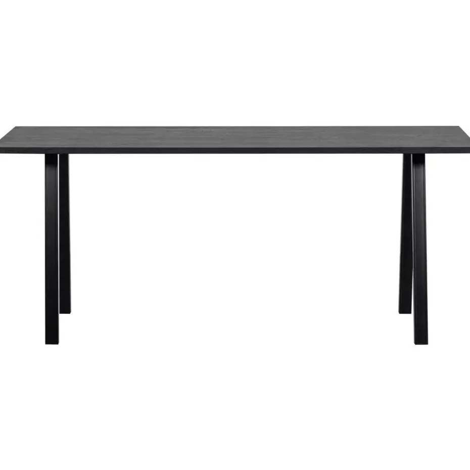 WOOOD Tablo Tafelblad - Eiken - Blacknight - 3x180x90