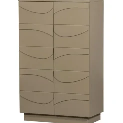 WOOOD Teo Kast - Grenenhout - Mud - 116x72x35