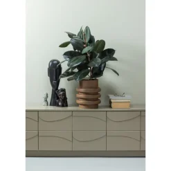 WOOOD Teo TV-Meubel - Grenen - Mud - 52x180x40