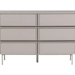 WOOOD Tours Ladekast 6 Lades - Melamine/ MDF - Zand - 80x120x42
