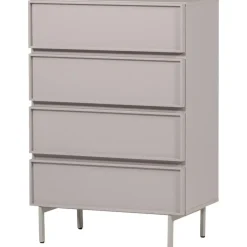 WOOOD Tours Ladekast 4 Lades - Melamine/ MDF - Zand - 102x70x42