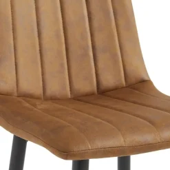 2x Barkruk Jax - Microleder Cognac (Set van 2)