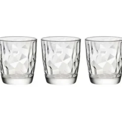 3x Stuks tumbler waterglazen/sapglazen Diamond 305 ml