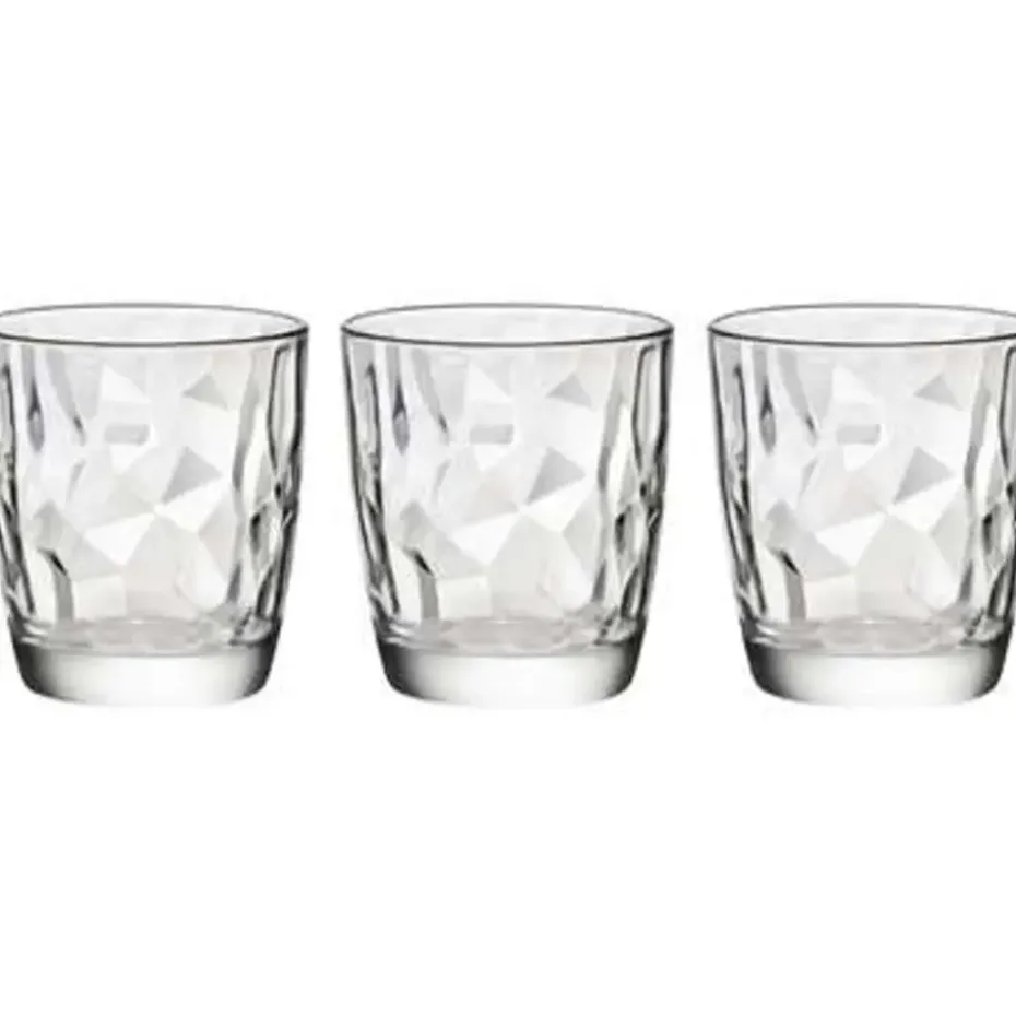 3x Stuks tumbler waterglazen/sapglazen Diamond 305 ml