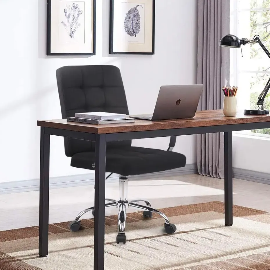 Xairo Milaan - Bureaustoel - Stof - Zwart