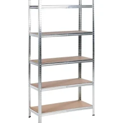 XITTA - Stellingkast 5 planken - Zilver - Staal