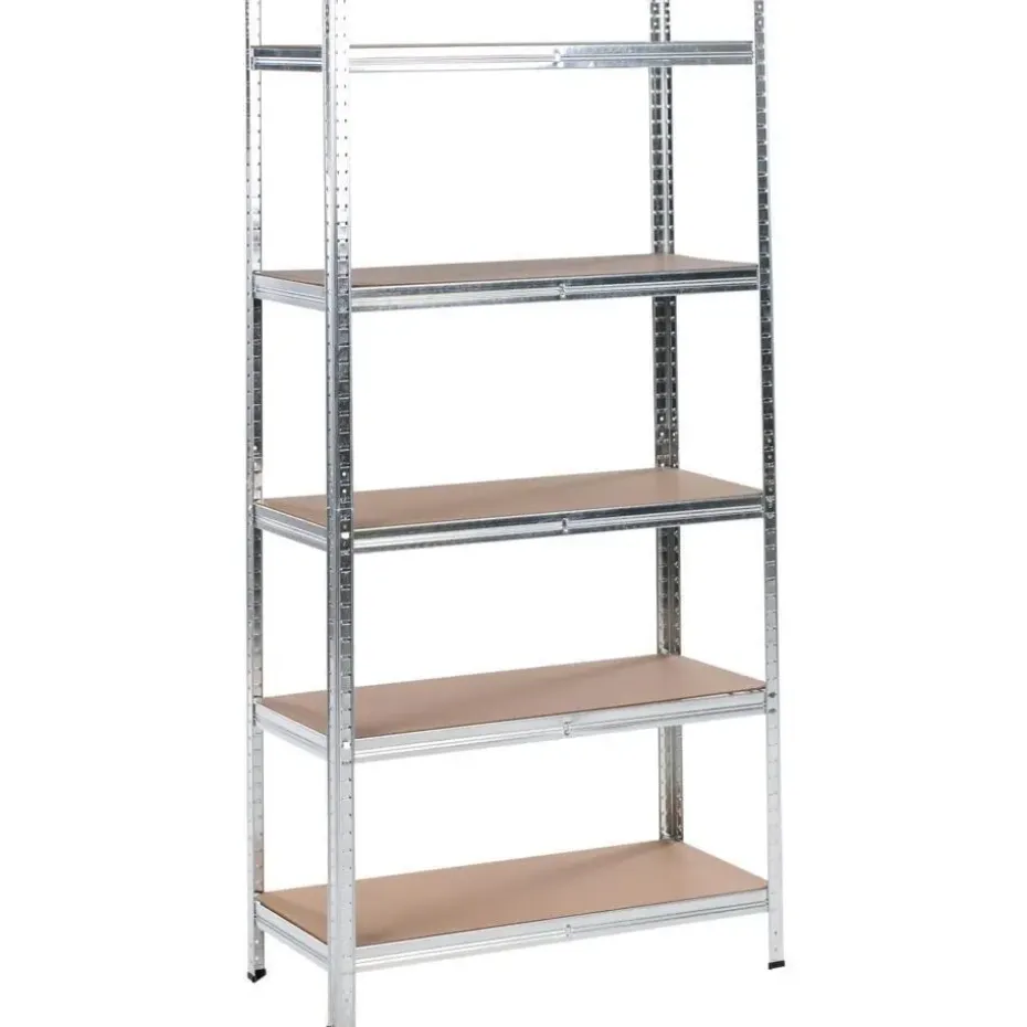 XITTA - Stellingkast set van 2 - Zilver - 150 cm - Staal