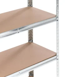 XITTA - Stellingkast set van 2 - Zilver - 150 cm - Staal