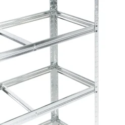 XITTA - Stellingkast set van 2 - Zilver - 150 cm - Staal