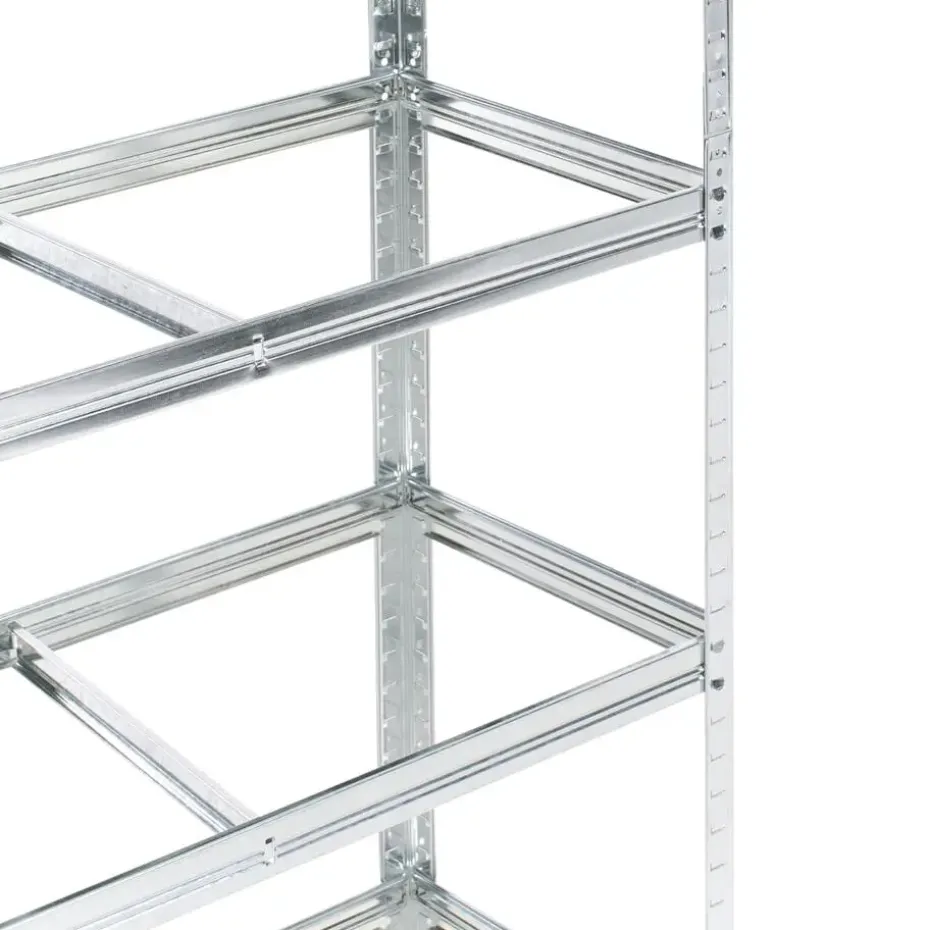 XITTA - Stellingkast set van 2 - Zilver - 150 cm - Staal