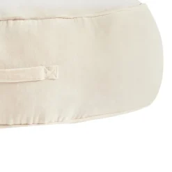 YULLE - Poef - Lichtbeige - Fluweel