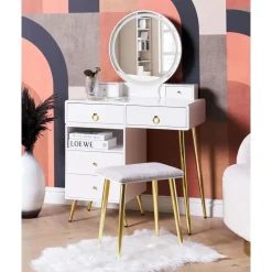 YVES - Kaptafel - Wit - MDF