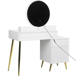 YVES - Kaptafel - Wit - MDF