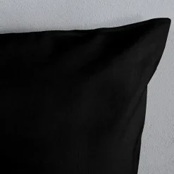 Zavelo Basic Uni Dekbedovertrek Zwart-2-persoons (200 x 200/220 cm)