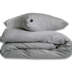 Zavelo Dekbedovertrek Velvet Comfort Zilver-Lits-jumeaux (240 x 200/220 cm)