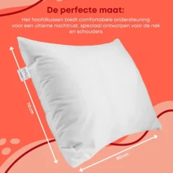 Zavelo Ecodown Hoofdkussen Synthetische Donsvezel