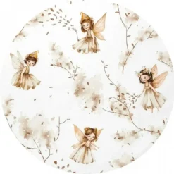 Zavelo Peuter Dekbedovertrek Fairy Beige 120 x 150 cm