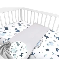 Zavelo Peuter Dekbedovertrek Dino's 120 x 150 cm