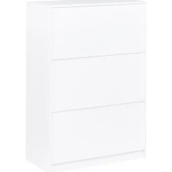 ZEHNA - Boekenkast 3 planken - Wit - 80 x 40 cm - Vezelplaat