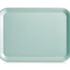 Zeller Dienblad - melamine - aqua blauw - 44 x 32 cm