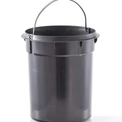 Zeller Pedaalemmer - houtprint - donkerbruin - 3 l - 26 cm