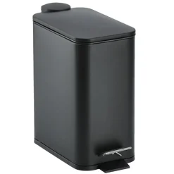 Zeller Prullenbak/pedaalemmer - metaal/kunststof - 5L - softclose