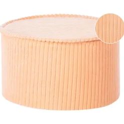 ZIKRIA - Poef - Perzik - Fluweel