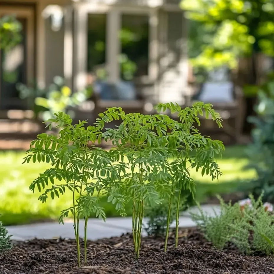 Zilveracacia - Set van 6 - Mimosa dealbata - Hoogte 25-40cm - ⌀9cm