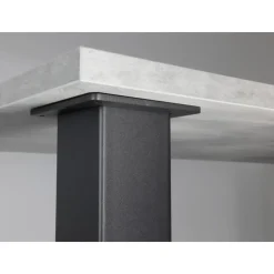 Zwarte Tafelpoot Vierkant - 80 x 80 x 720 mm