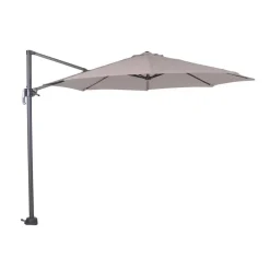 Zweefparasol Hawaii S - met voet en hoes - Zand - 300 cm